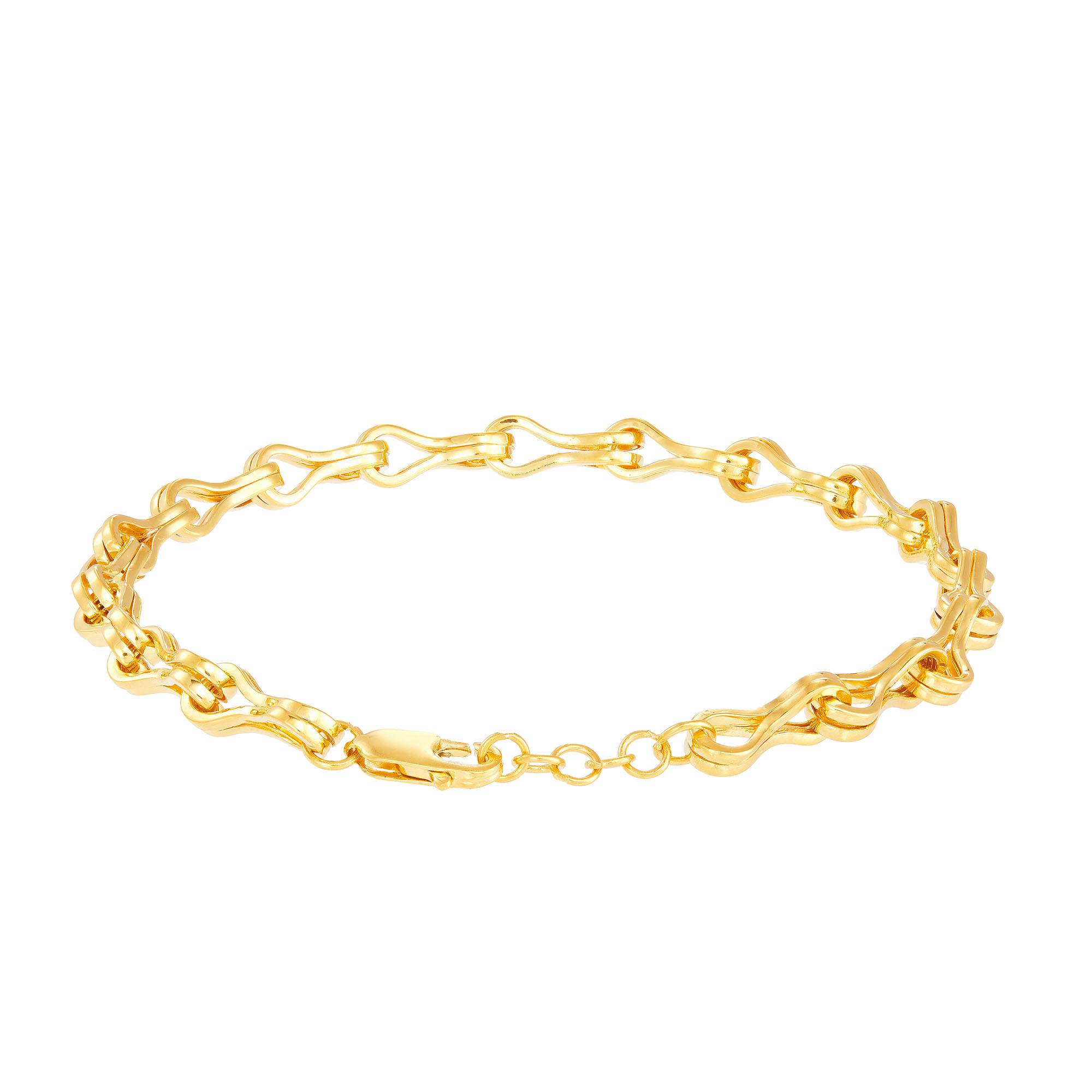 Valencia Yellow Gold Bracelet, 916 Gold BL1260322